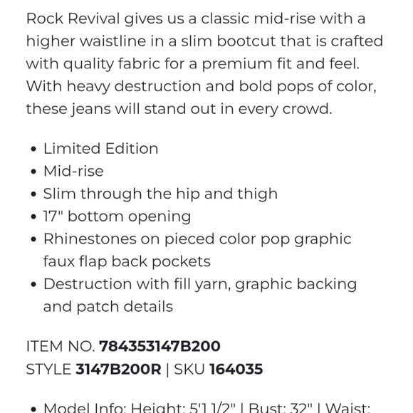 Rock Revival Jeans - Picture 3 of 16